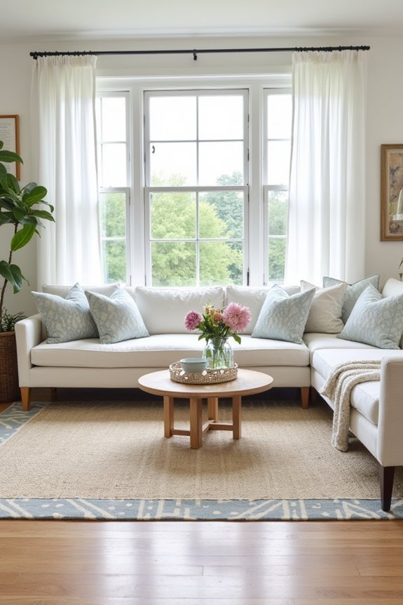 light airy summer rugs