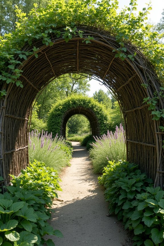 living willow garden art