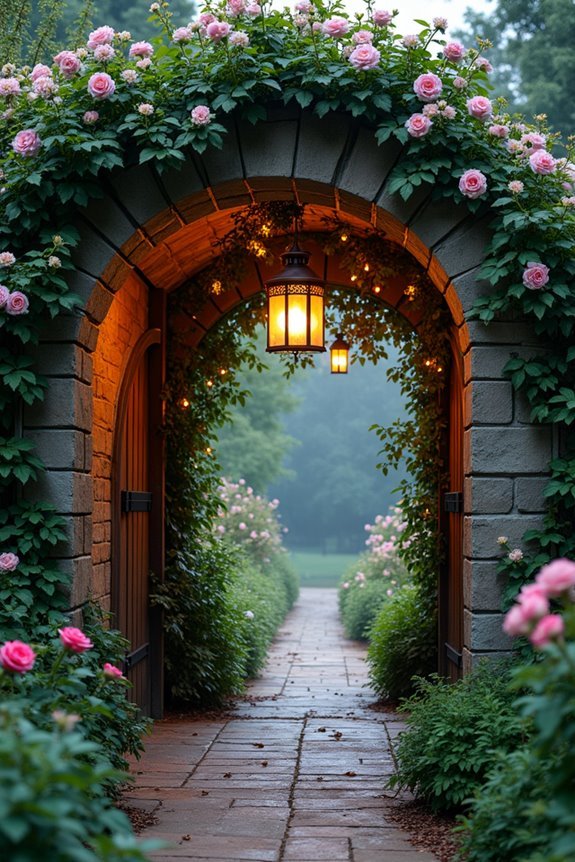 magical garden tunnel entrances