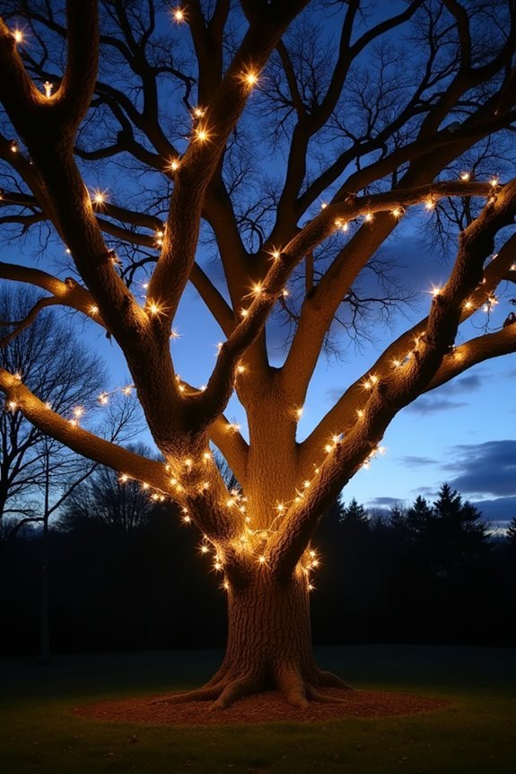 magical outdoor string lights