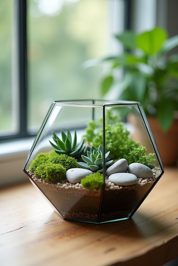 miniature glass garden creations