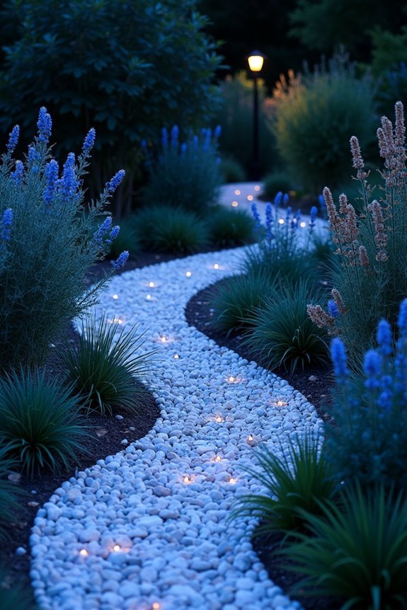 moonlit garden pathway magic