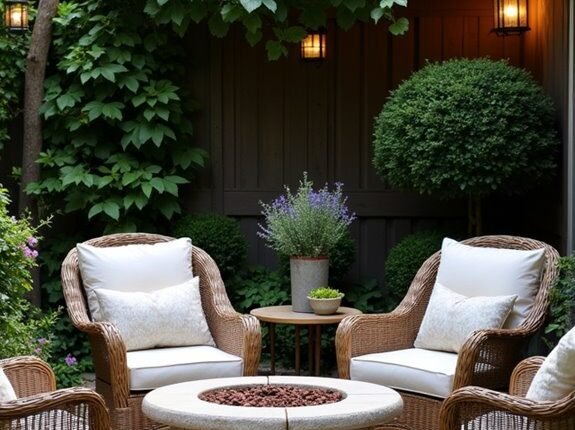 relaxing garden seating ideas