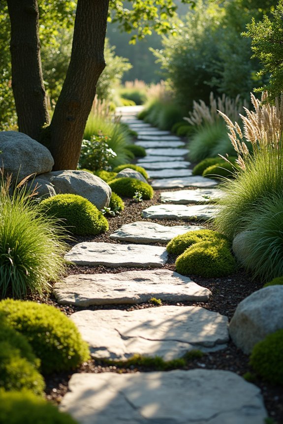 sustainable natural stone pathways