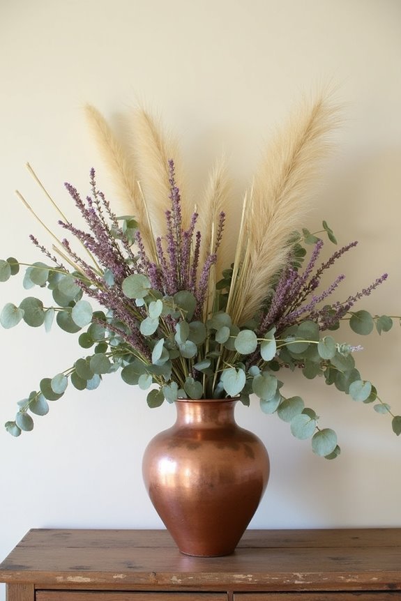 timeless dried flower decor
