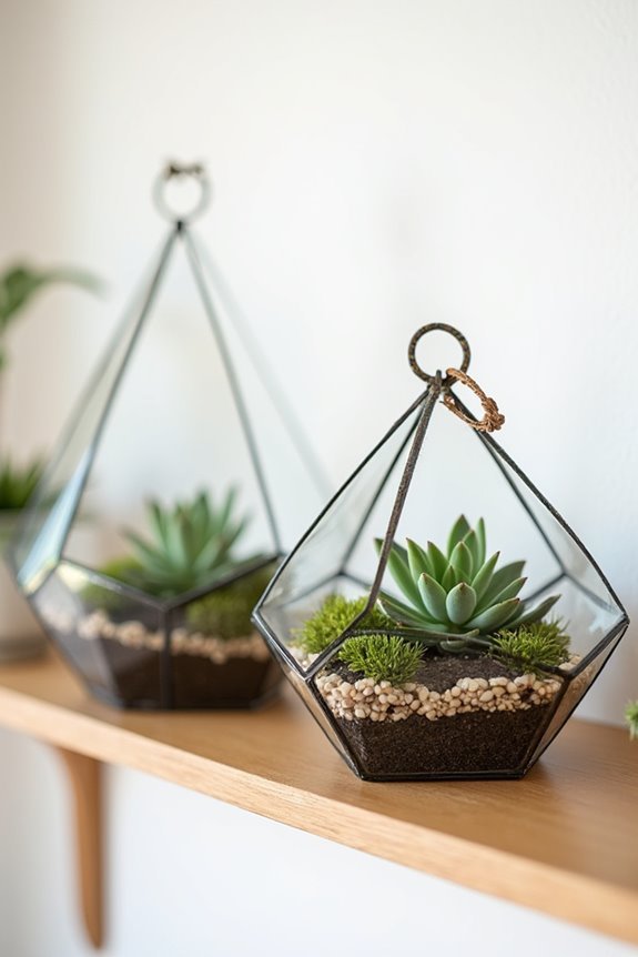 transform glass into terrariums