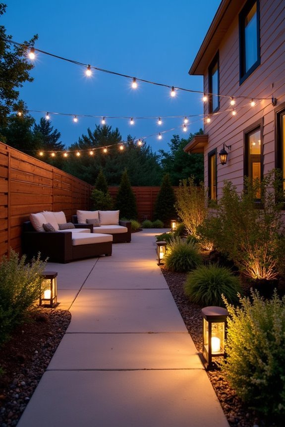 transformative outdoor lighting layers