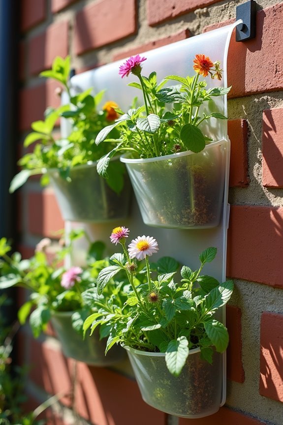 vertical gardening with organizers