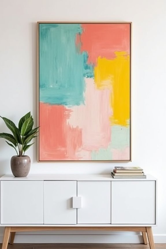 vibrant summer wall art