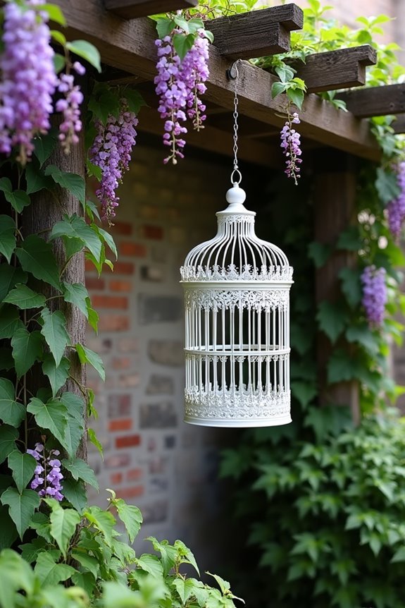 victorian birdcage planter ideas