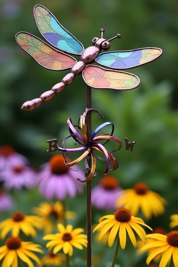 whimsical garden wind decorations