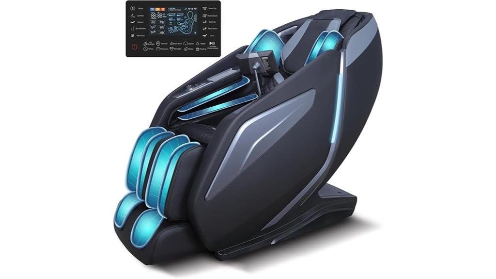 ai controlled shiatsu massage chair
