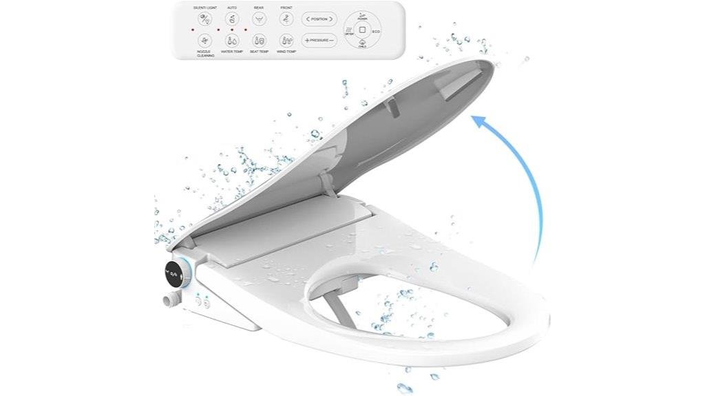 bidet seat with modes