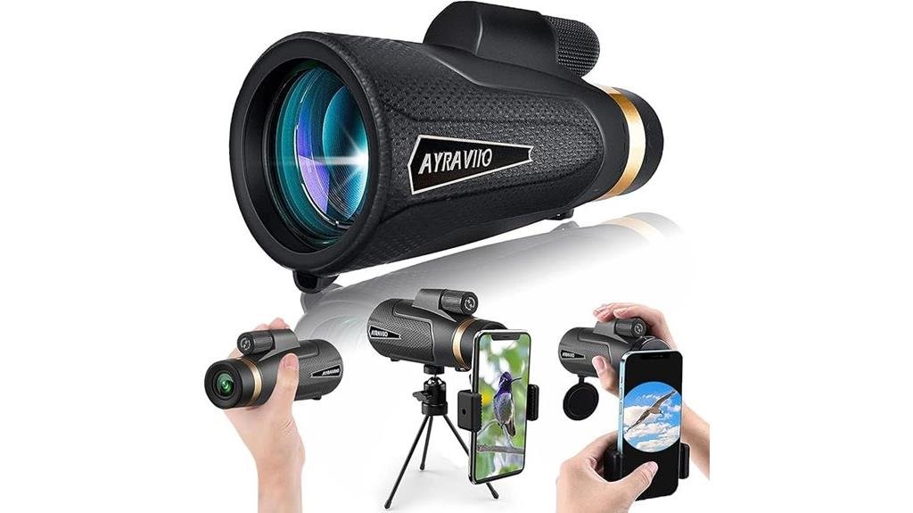 compact telescope with accessories