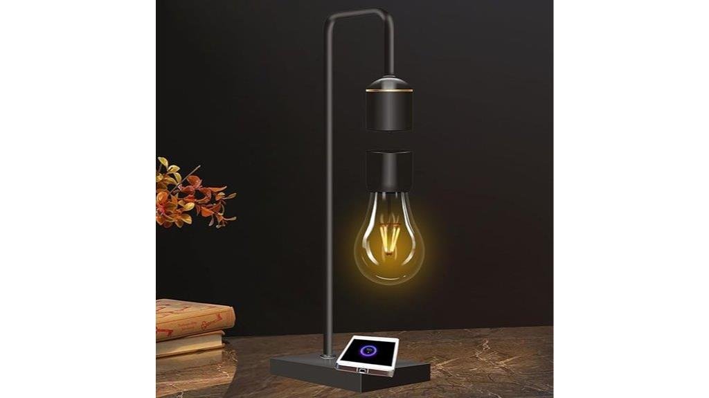 levitating bulb with charger